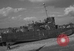 Image of damaged landing craft France, 1944, second 38 stock footage video 65675049900