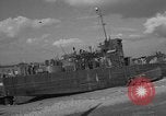 Image of damaged landing craft France, 1944, second 42 stock footage video 65675049900