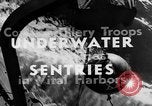 Image of buoyant mines United States USA, 1943, second 16 stock footage video 65675049909