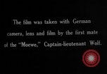 Image of German Count Von zu Donah Schlodien as Captain of SMS Moewe Atlantic Ocean, 1916, second 19 stock footage video 65675049911