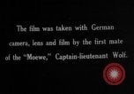 Image of German Count Von zu Donah Schlodien as Captain of SMS Moewe Atlantic Ocean, 1916, second 22 stock footage video 65675049911