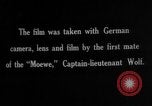 Image of German Count Von zu Donah Schlodien as Captain of SMS Moewe Atlantic Ocean, 1916, second 23 stock footage video 65675049911