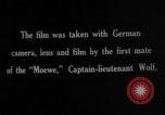 Image of German Count Von zu Donah Schlodien as Captain of SMS Moewe Atlantic Ocean, 1916, second 29 stock footage video 65675049911