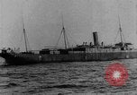 Image of British steamer Georgic accosted by German cruiser SMS Möwe Atlantic Ocean, 1916, second 28 stock footage video 65675049913