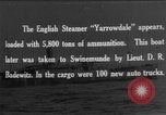 Image of British steamers Yarrowdale and St.Theodore seized Atlantic Ocean, 1916, second 1 stock footage video 65675049914