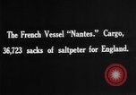 Image of French three-masted barque Nantes intercepted in the Atlantic Atlantic Ocean, 1916, second 3 stock footage video 65675049915