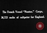 Image of French three-masted barque Nantes intercepted in the Atlantic Atlantic Ocean, 1916, second 4 stock footage video 65675049915