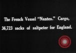 Image of French three-masted barque Nantes intercepted in the Atlantic Atlantic Ocean, 1916, second 5 stock footage video 65675049915