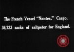 Image of French three-masted barque Nantes intercepted in the Atlantic Atlantic Ocean, 1916, second 6 stock footage video 65675049915