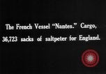 Image of French three-masted barque Nantes intercepted in the Atlantic Atlantic Ocean, 1916, second 7 stock footage video 65675049915