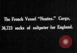 Image of French three-masted barque Nantes intercepted in the Atlantic Atlantic Ocean, 1916, second 10 stock footage video 65675049915