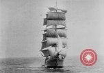 Image of French three-masted barque Nantes intercepted in the Atlantic Atlantic Ocean, 1916, second 46 stock footage video 65675049915