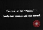 Image of French three-masted barque Nantes intercepted in the Atlantic Atlantic Ocean, 1916, second 60 stock footage video 65675049915