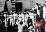 Image of German sailors perform gymnastics on the SMS Möwe Atlantic Ocean, 1916, second 11 stock footage video 65675049916