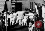 Image of German sailors perform gymnastics on the SMS Möwe Atlantic Ocean, 1916, second 15 stock footage video 65675049916