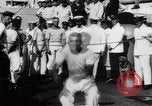 Image of German sailors perform gymnastics on the SMS Möwe Atlantic Ocean, 1916, second 16 stock footage video 65675049916