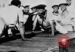 Image of German sailors perform gymnastics on the SMS Möwe Atlantic Ocean, 1916, second 27 stock footage video 65675049916