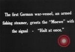 Image of German Auxiliary Cruiser SMS Möwe returns home Germany, 1916, second 17 stock footage video 65675049917