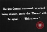 Image of German Auxiliary Cruiser SMS Möwe returns home Germany, 1916, second 24 stock footage video 65675049917