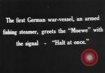 Image of German Auxiliary Cruiser SMS Möwe returns home Germany, 1916, second 25 stock footage video 65675049917