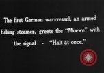 Image of German Auxiliary Cruiser SMS Möwe returns home Germany, 1916, second 27 stock footage video 65675049917