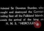 Image of King George V Orkney Islands Scotland, 1917, second 7 stock footage video 65675049921