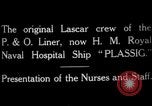 Standbild Britisches Krankenhaus Schiff Plassy Orkney Inseln, 1917, aus Sekunde 4 historischem Filmmaterial Videoclip 65675049922