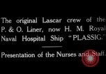 Standbild Britisches Krankenhaus Schiff Plassy Orkney Inseln, 1917, aus Sekunde 5 historischem Filmmaterial Videoclip 65675049922