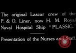 Standbild Britisches Krankenhaus Schiff Plassy Orkney Inseln, 1917, aus Sekunde 7 historischem Filmmaterial Videoclip 65675049922