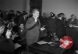 Image of Eugene Dennis testimony United States USA, 1950, second 18 stock footage video 65675049972