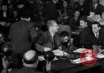 Image of Eugene Dennis testimony United States USA, 1950, second 33 stock footage video 65675049972