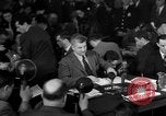Image of Eugene Dennis testimony United States USA, 1950, second 40 stock footage video 65675049972