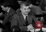 Image of Eugene Dennis testimony United States USA, 1950, second 49 stock footage video 65675049972