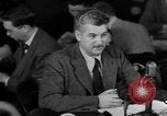 Image of Eugene Dennis testimony United States USA, 1950, second 50 stock footage video 65675049972