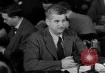 Image of Eugene Dennis testimony United States USA, 1950, second 51 stock footage video 65675049972