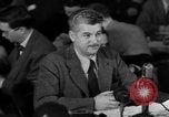 Image of Eugene Dennis testimony United States USA, 1950, second 52 stock footage video 65675049972