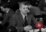 Image of Eugene Dennis testimony United States USA, 1950, second 54 stock footage video 65675049972