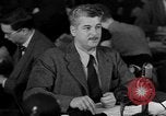 Image of Eugene Dennis testimony United States USA, 1950, second 55 stock footage video 65675049972
