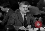 Image of Eugene Dennis testimony United States USA, 1950, second 56 stock footage video 65675049972