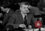 Image of Eugene Dennis testimony United States USA, 1950, second 57 stock footage video 65675049972