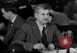 Image of Eugene Dennis testimony United States USA, 1950, second 59 stock footage video 65675049972