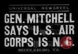 Image of General William D Mitchell speaks about air power Middleburg Virginia USA, 1936, second 1 stock footage video 65675049978