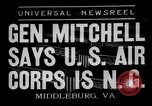 Image of General William D Mitchell speaks about air power Middleburg Virginia USA, 1936, second 8 stock footage video 65675049978