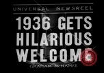 Immagine di Festa di Capodanno New York City USA, 1936, secondo 1 filmato di repertorio 65675049980