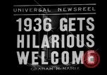 Immagine di Festa di Capodanno New York City USA, 1936, secondo 4 filmato di repertorio 65675049980