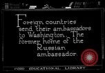 Image Ambassade de France Washington DC USA, 1921, de la seconde 40 séquences d'archives historiques vidéo 65675049983