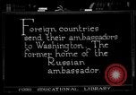 Image Ambassade de France Washington DC USA, 1921, de la seconde 41 séquences d'archives historiques vidéo 65675049983