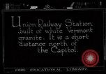 Image Union Station Ferroviaire Washington DC USA, 1921, de la seconde 4 séquences d'archives historiques vidéo 65675049990