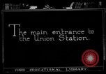 Image Union Station Ferroviaire Washington DC USA, 1921, de la seconde 24 séquences d'archives historiques vidéo 65675049990