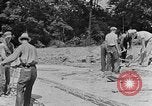 Image of hammering rock slabs Tennessee United States USA, 1940, second 7 stock footage video 65675050026